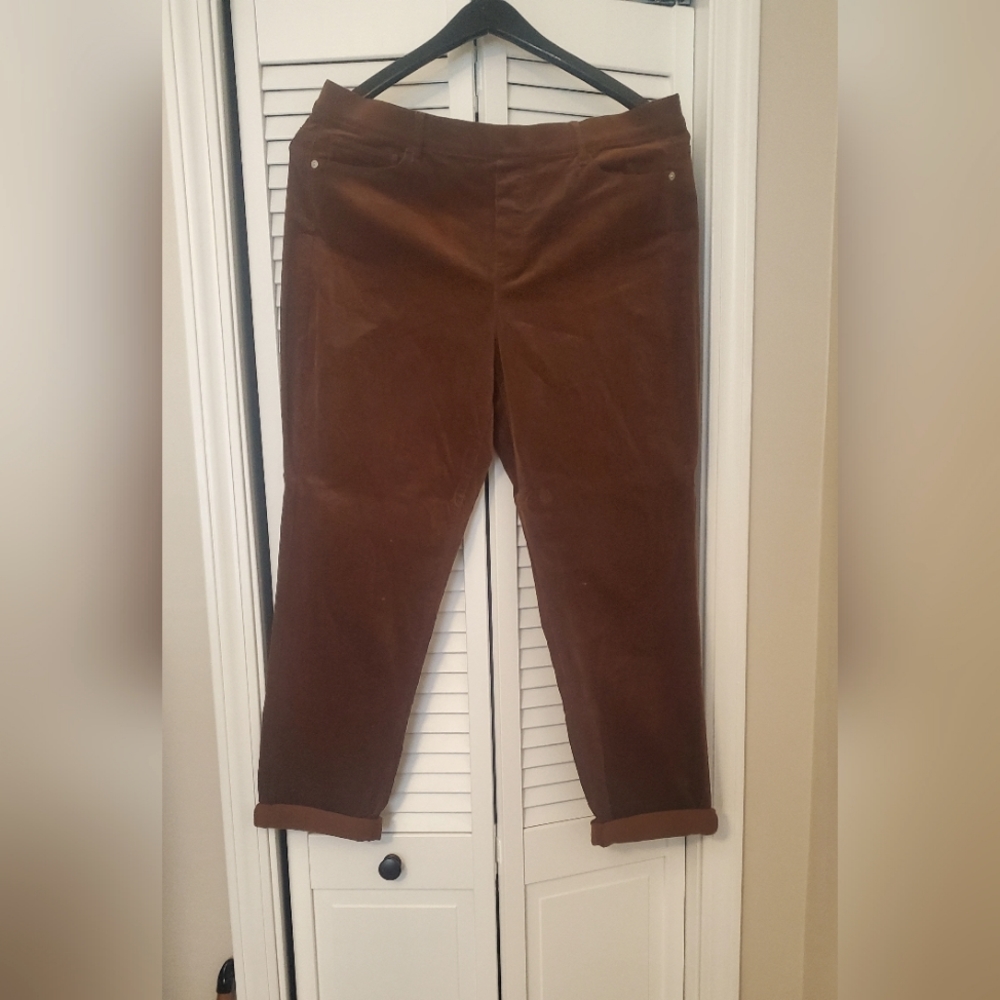 JJill Womens corduroy Pull On Pant - size Large